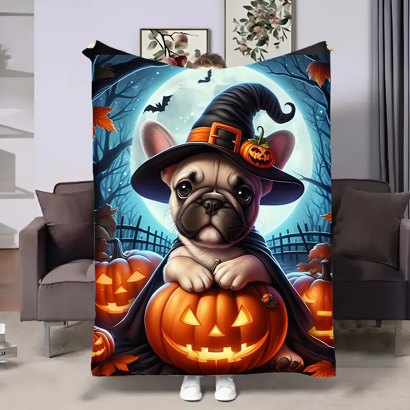 Плед  Halloween Dog