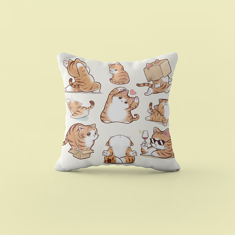Подушка  Котики муркотики