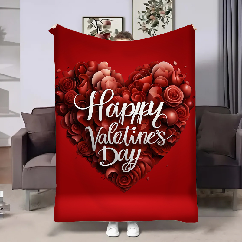 Плед   Happy Valentines Day