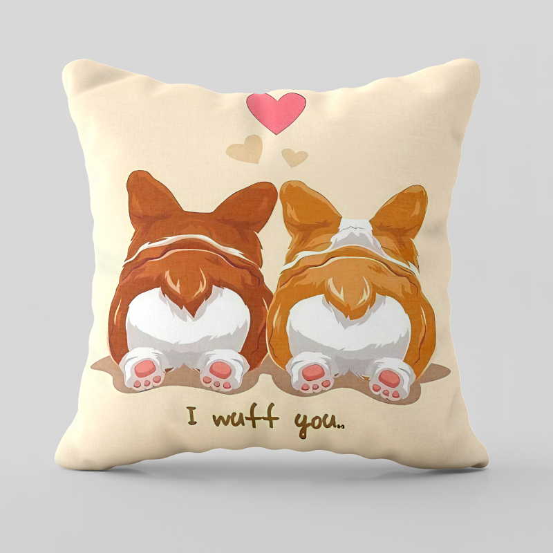 Подушка   « I WUFF YOU... »