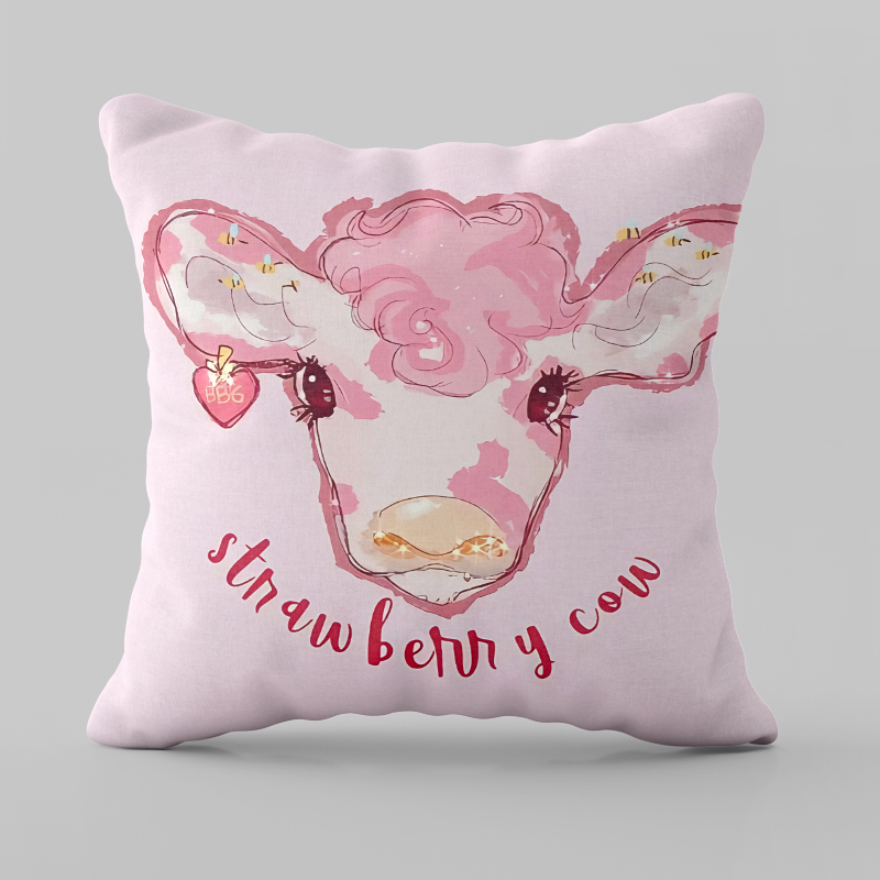 Подушка   «Strawberry Cow»