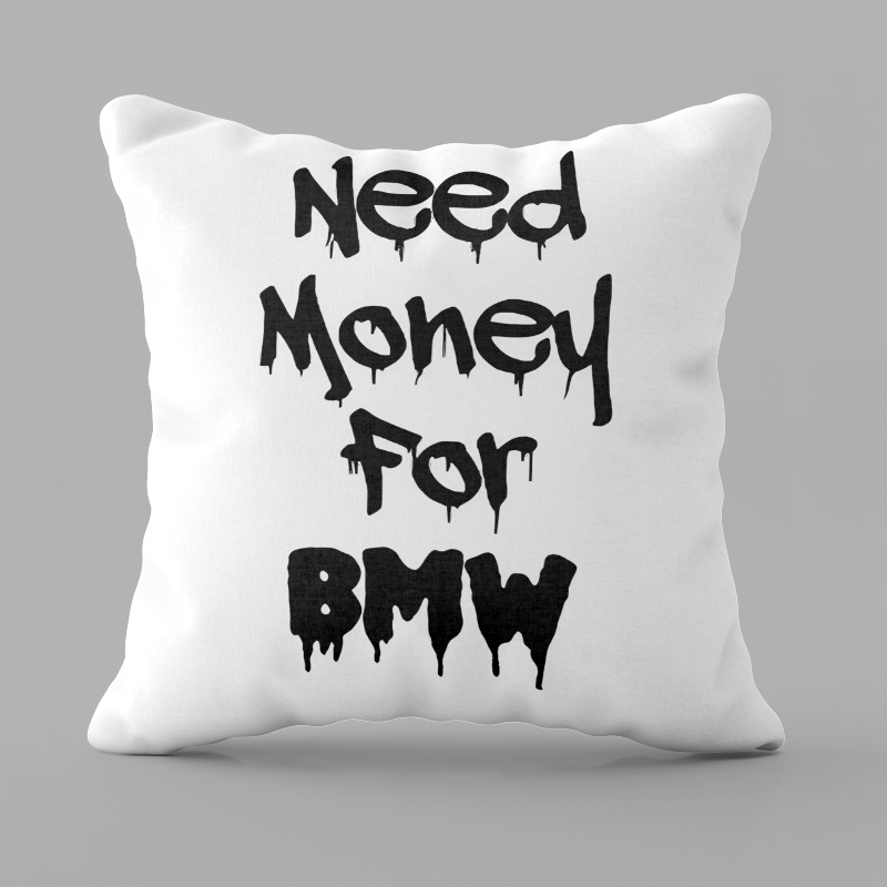 Подушка   «BMW money»
