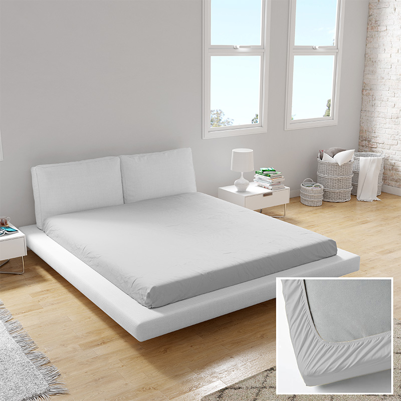 Простирадло на резинці Light Gray