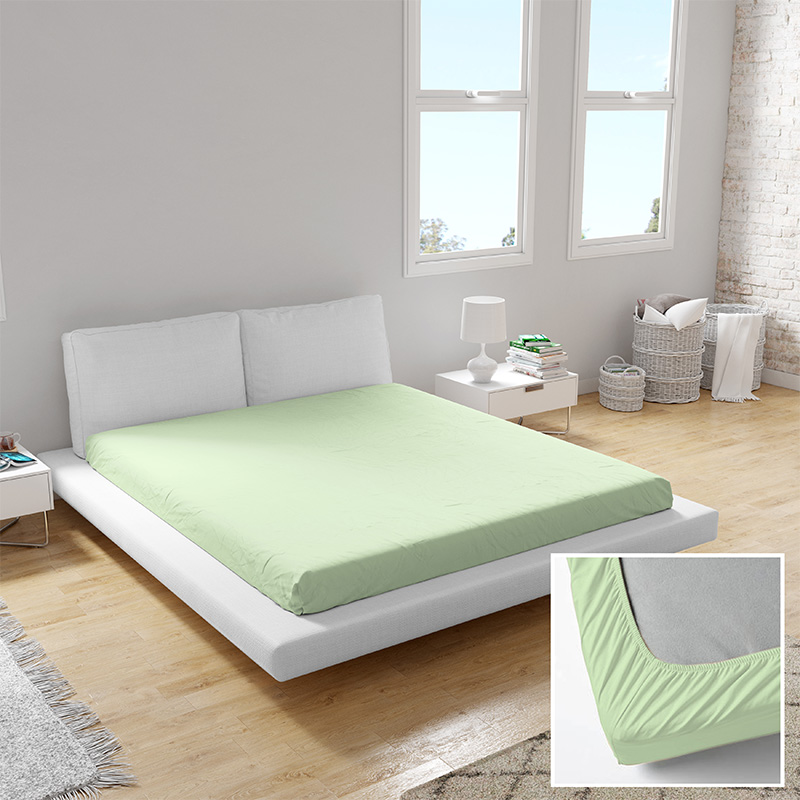 Простирадло на резинці Lime Green
