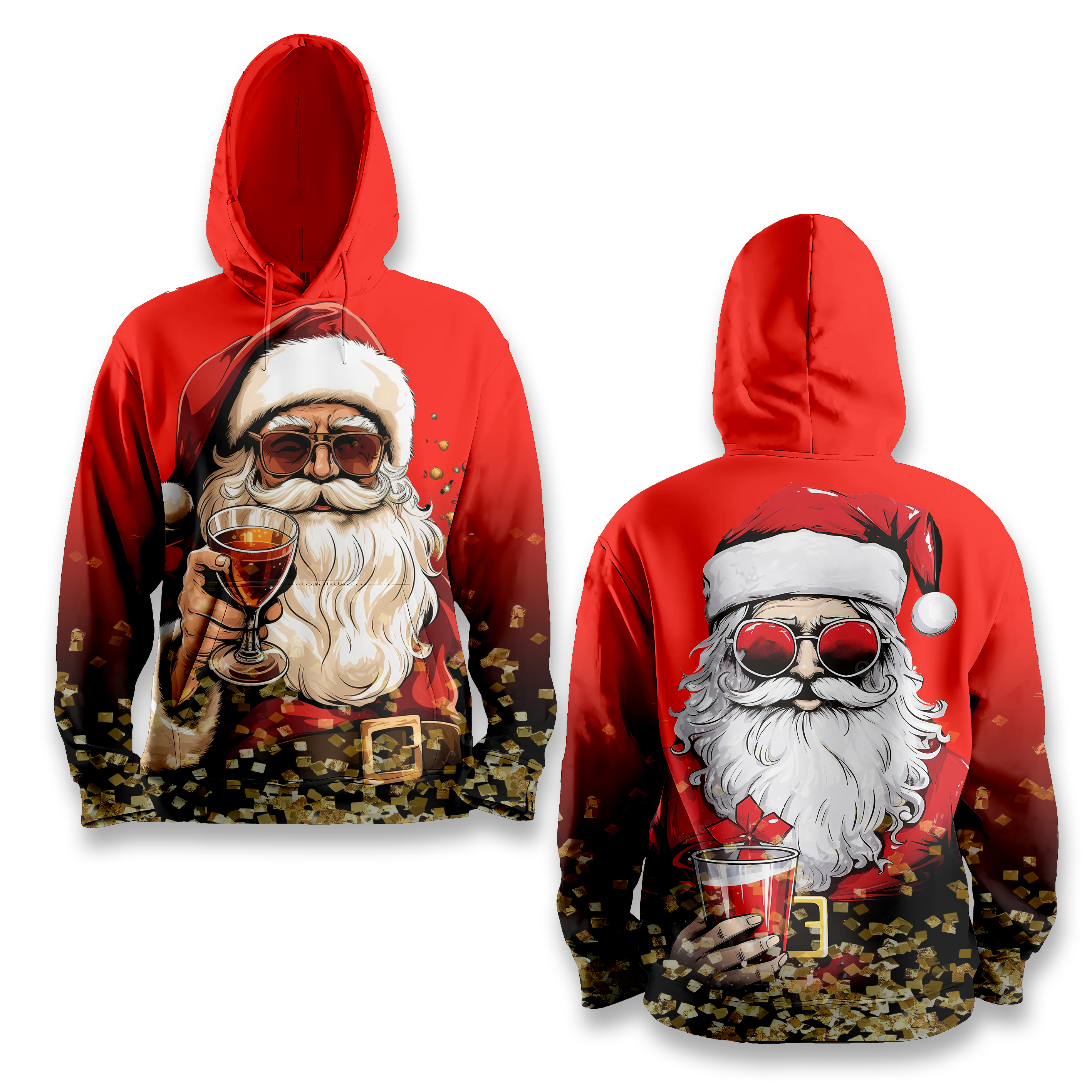 Худі «Santa Party Vibes»
