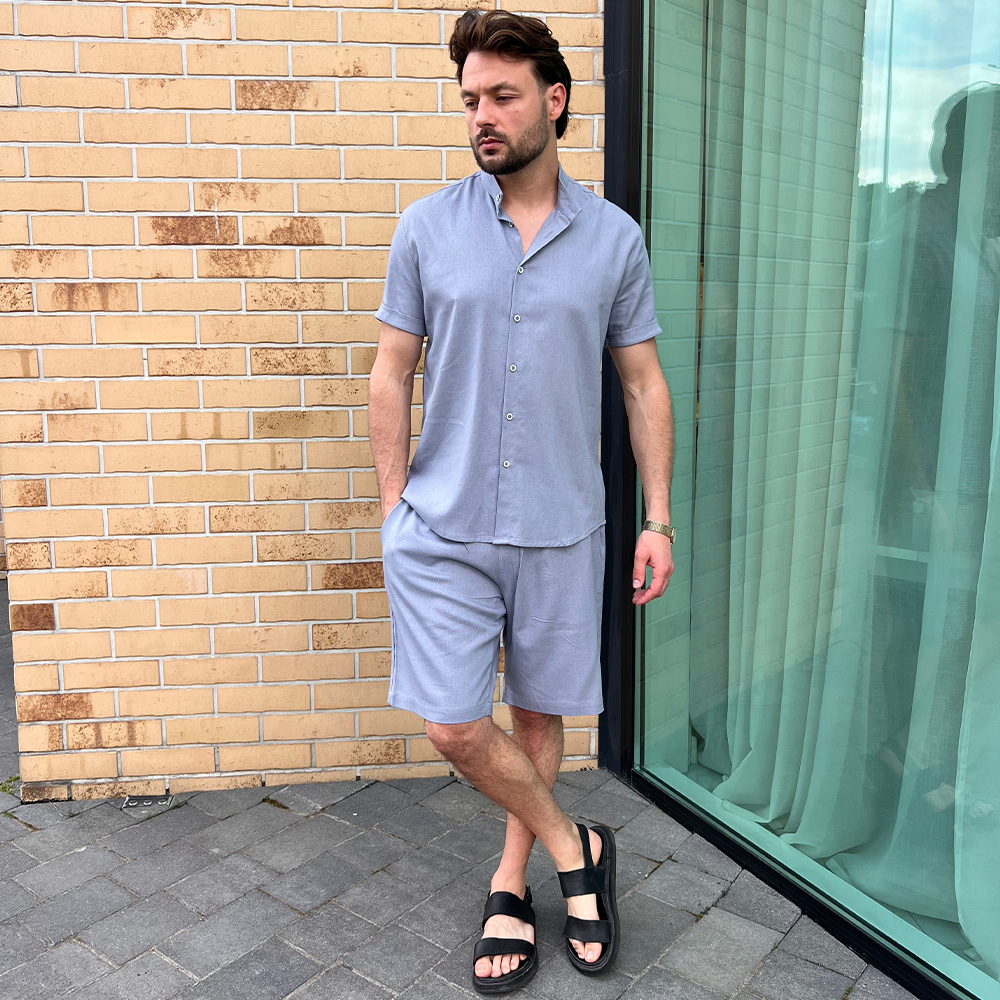 Літній комплект Linen Set «Поло + шорти»