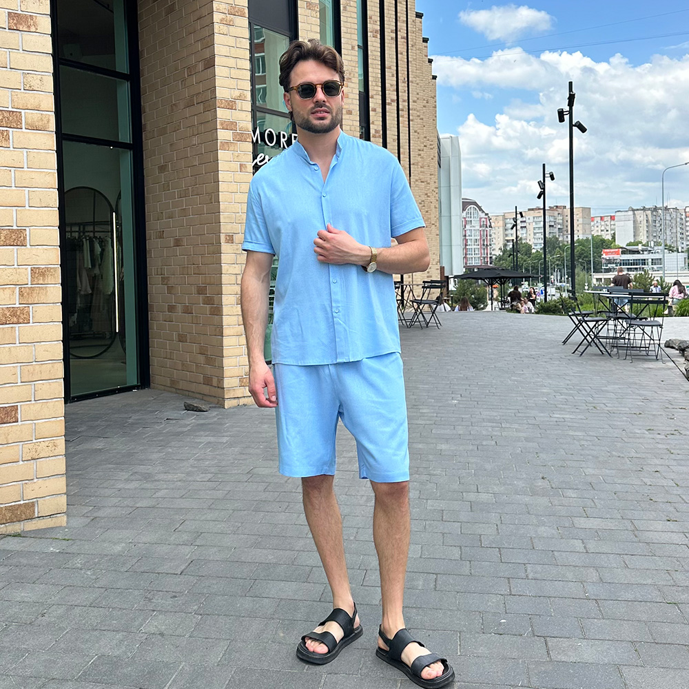 Чоловічий комплект Resort «Поло + шорти»